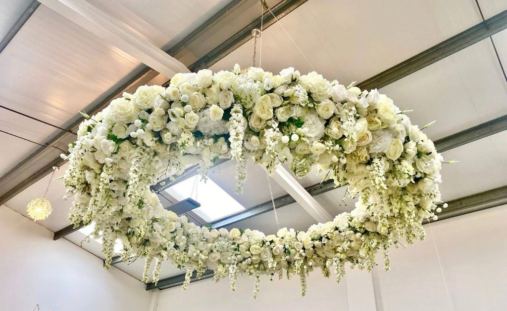 8ft Artificial Floral Ceiling Ring