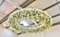 8ft Artificial Floral Ceiling Ring