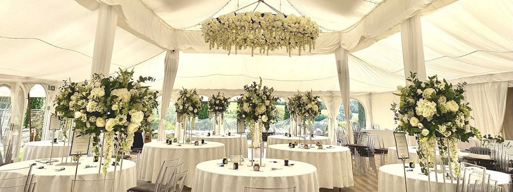 8ft Artificial Floral Ceiling Ring