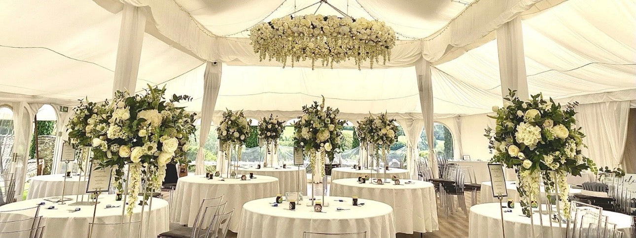 8ft Artificial Floral Ceiling Ring