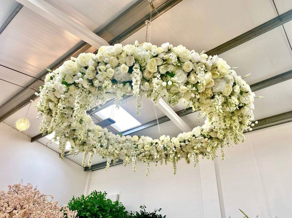 8ft Artificial Floral Ceiling Ring