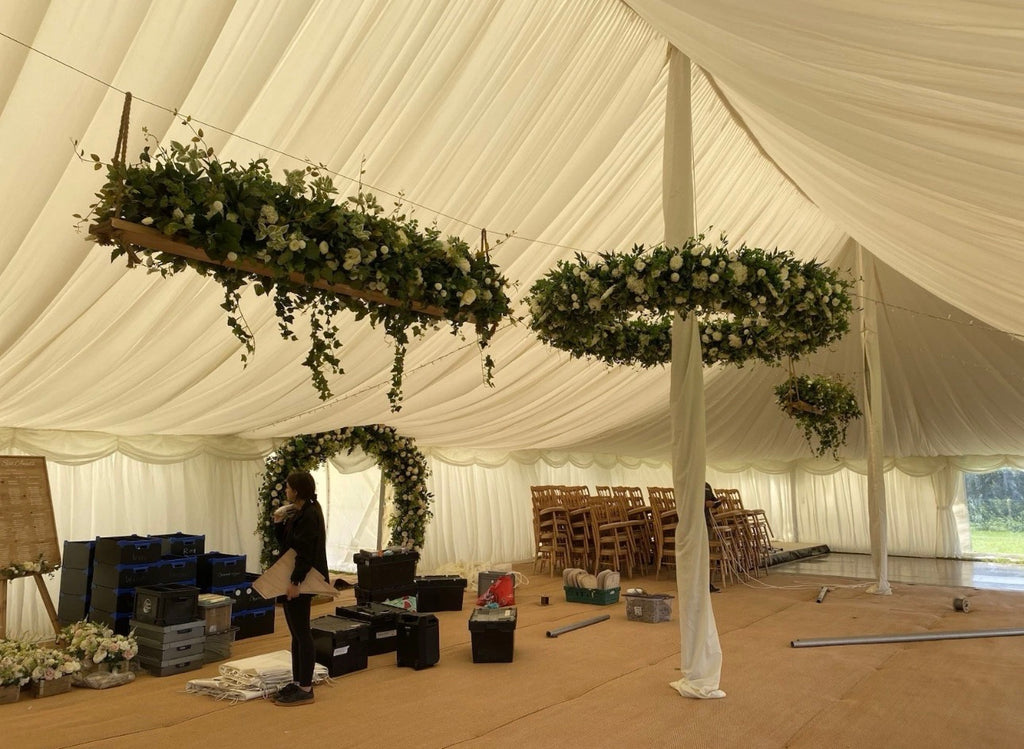 8ft Artificial Flower Ceiling Ring