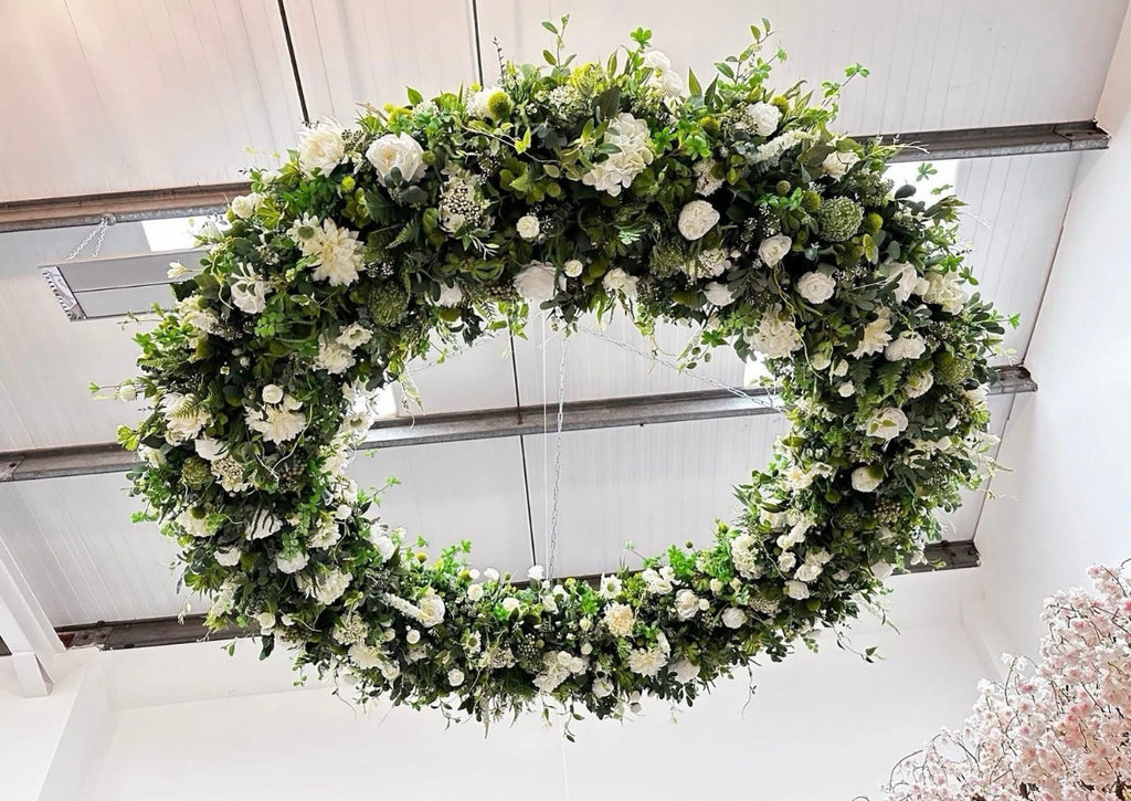 8ft Artificial Flower Ceiling Ring