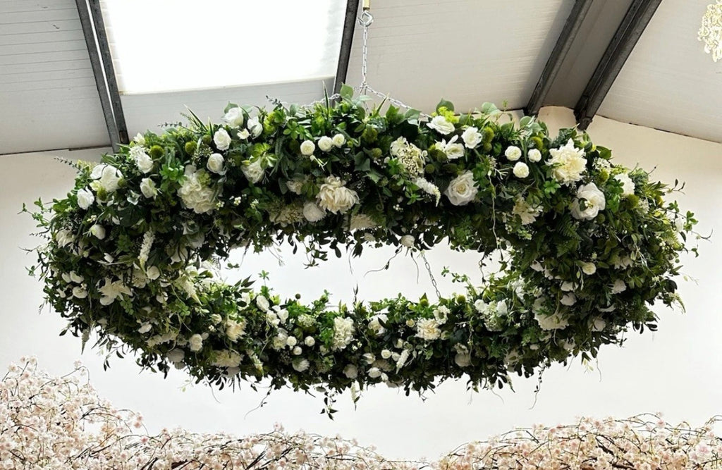 8ft Artificial Flower Ceiling Ring