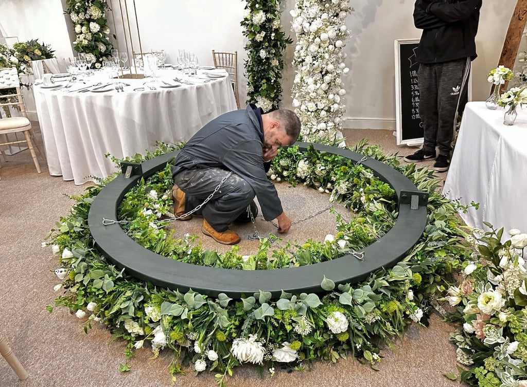 8ft Artificial Flower Ceiling Ring